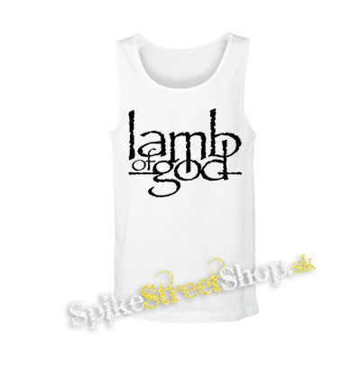 LAMB OF GOD - Logo - biele pánske tielko