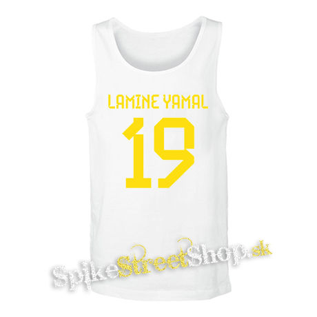 LAMINE YAMAL - 19 - biele pánske tielko