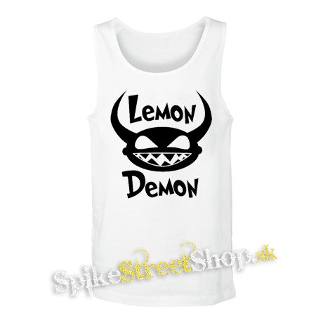 LEMON DEMON - Logo White - biele pánske tielko