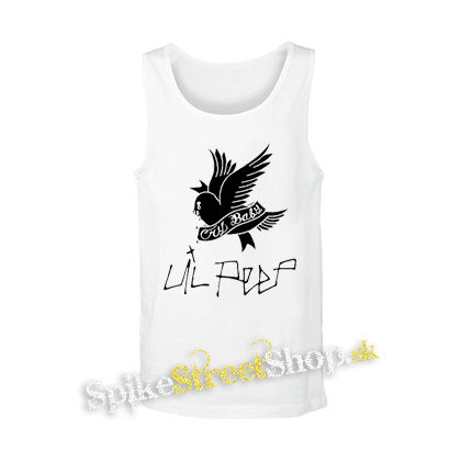 LIL PEEP - Logo Cry Baby - biele pánske tielko
