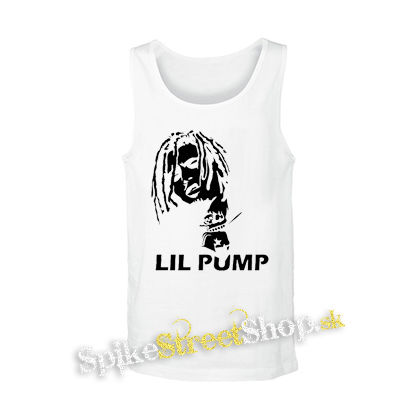 LIL PUMP - Logo & Portrait - biele pánske tielko