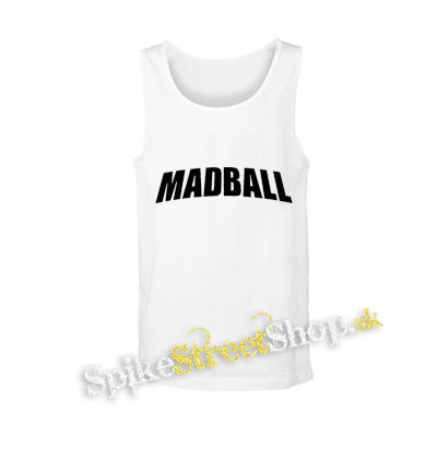 MADBALL - Logo - biele pánske tielko