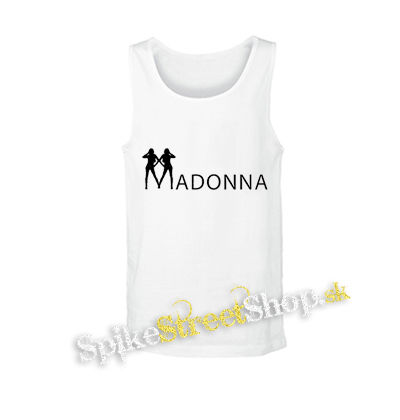 MADONNA - Logo - biele pánske tielko