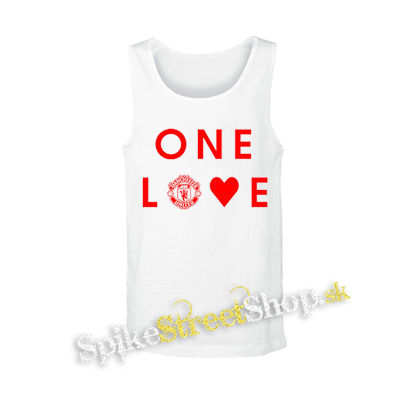 MANCHESTER UNITED - One Love - biele pánske tielko
