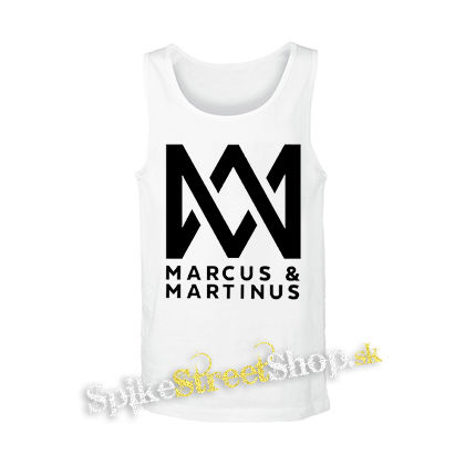 MARCUS & MARTINUS - Logo - biele pánske tielko