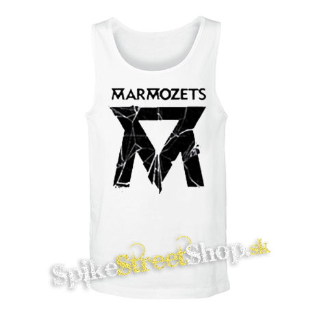 MARMOZETS - Smashed Logo - biele pánske tielko