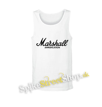 MARSHALL - Logo Amplification - biele pánske tielko