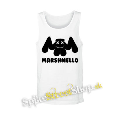MARSHMELLO - Logo DJ - biele pánske tielko