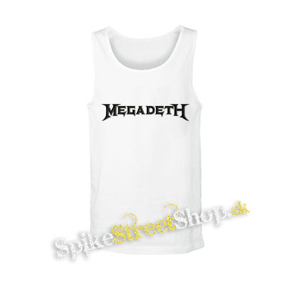 MEGADETH - Logo Final 2026 - biele pánske tielko