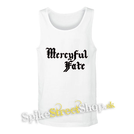 MERCYFUL FATE - Logo White - biele pánske tielko