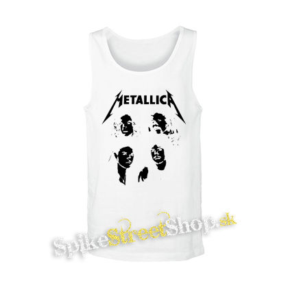 METALLICA - Band Justice Time - biele pánske tielko