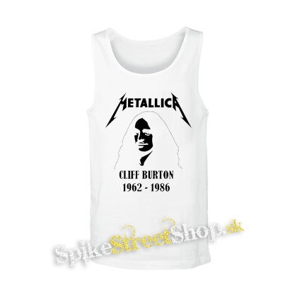 METALLICA - Cliff Burton 1962-1986 - biele pánske tielko