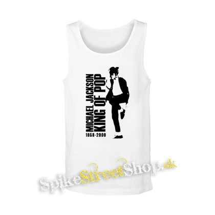 MICHAEL JACKSON - King Of Pop - biele pánske tielko