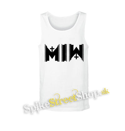MOTIONLESS IN WHITE - Cemetery Logo - biele pánske tielko