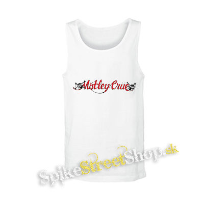 MOTLEY CRUE - Dr. Feelgood Logo - biele pánske tielko