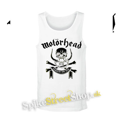 MOTORHEAD - March Or Die - biele pánske tielko