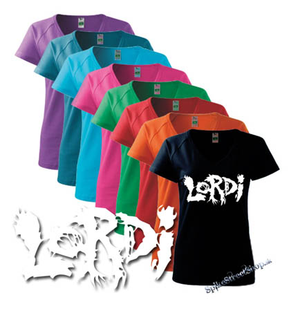 LORDI - Logo - farebné dámske tričko