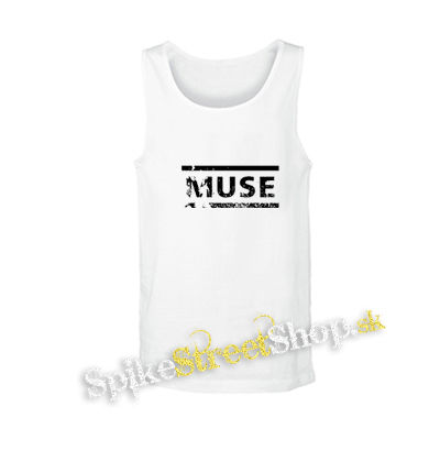 MUSE - Crash Logo - biele pánske tielko