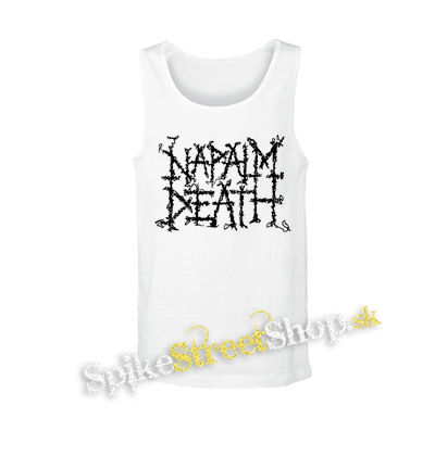 NAPALM DEATH - Logo - biele pánske tielko