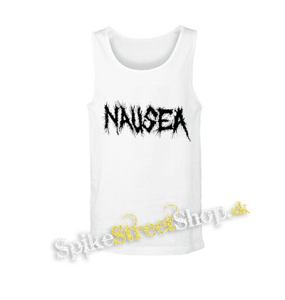 NAUSEA - Logo - biele pánske tielko