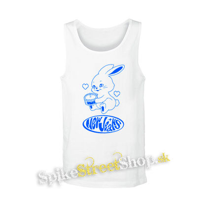NEWJEANS - Logo & Bunny - biele pánske tielko