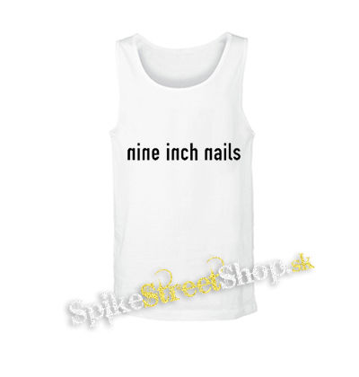 NINE INCH NAILS - Logo - biele pánske tielko
