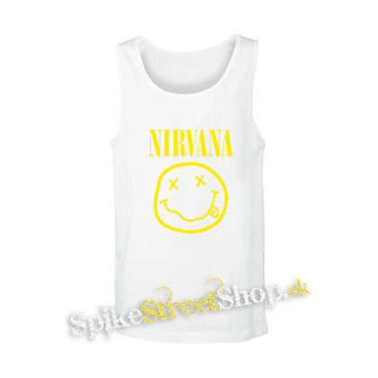 NIRVANA - Big Smile - biele pánske tielko