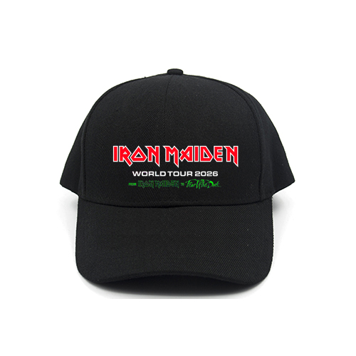 IRON MAIDEN - Run For Your Lives - World Tour 2026 - čierna šiltovka (-30%=AKCIA)