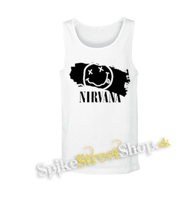 NIRVANA - Smile - biele pánske tielko