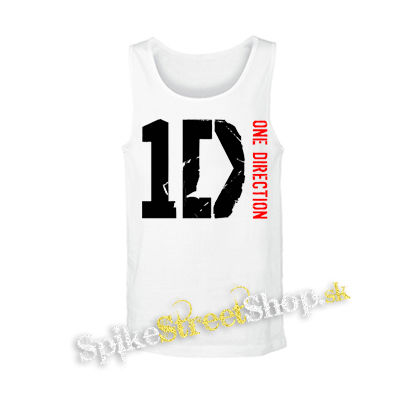 ONE DIRECTION - Red Logo - biele pánske tielko
