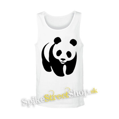 PANDA - biele pánske tielko