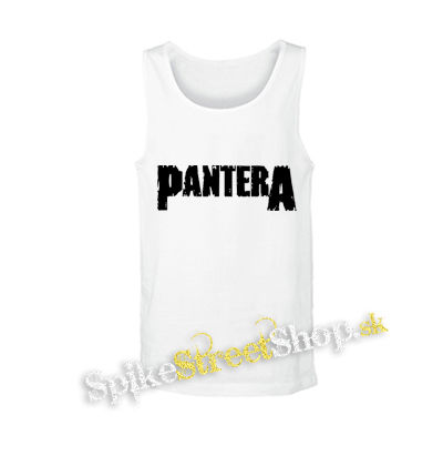 PANTERA - Logo - biele pánske tielko
