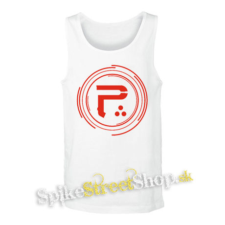 PERIPHERY - Red Logo - biele pánske tielko