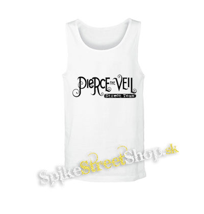 PIERCE THE VEIL - Street Team - biele pánske tielko