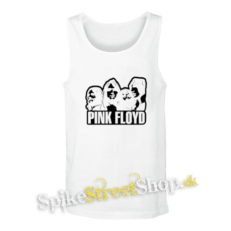 PINK FLOYD - Logo & Band - biele pánske tielko