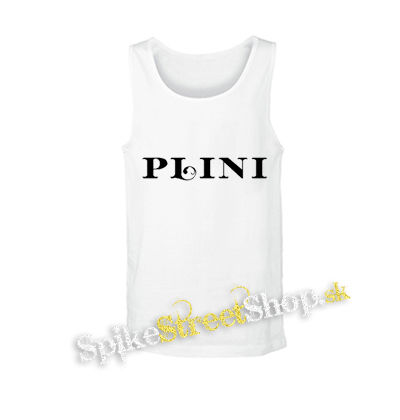 PLINI - Logo - biele pánske tielko