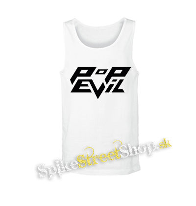 POP EVIL - Logo - biele pánske tielko