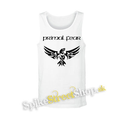PRIMAL FEAR - Logo Crest - biele pánske tielko