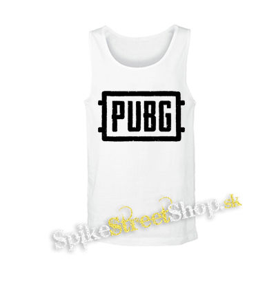 PUBG - Logo - biele pánske tielko