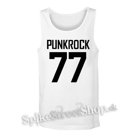 PUNKROCK 77 - Logo Motive 2 - biele pánske tielko