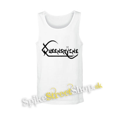 QUEENSRYCHE - Logo Old School - biele pánske tielko