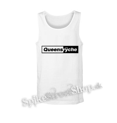 QUEENSRYCHE - Logo - biele pánske tielko