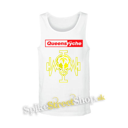 QUEENSRYCHE - Operation Mindcrime Crest - biele pánske tielko