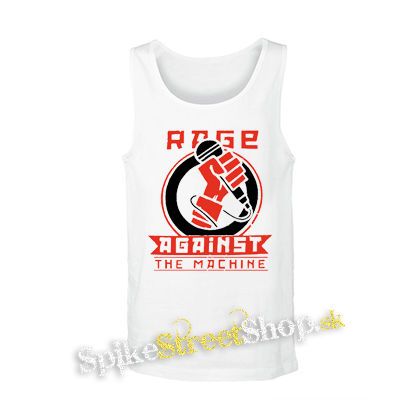 RAGE AGAINST THE MACHINE - Revolution - biele pánske tielko