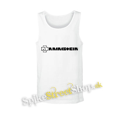 RAMMSTEIN - Logo - biele pánske tielko