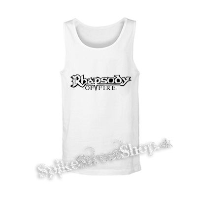 RHAPSODY OF FIRE - Logo - biele pánske tielko