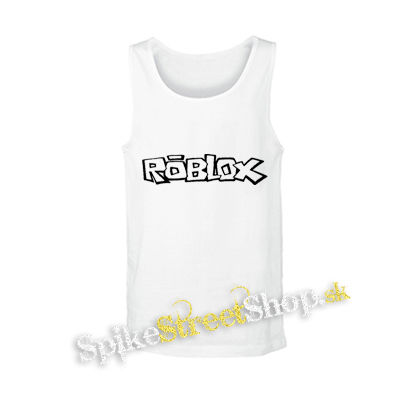 ROBLOX - Logo - biele pánske tielko