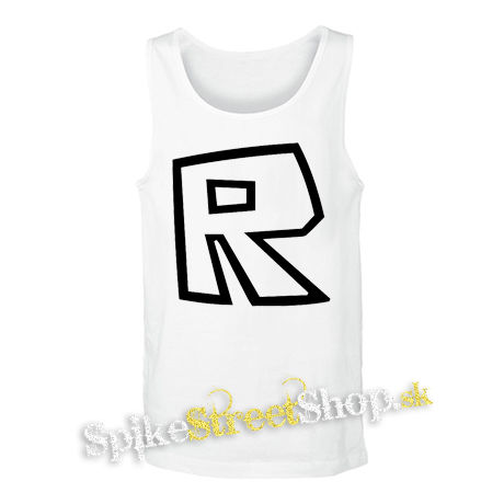 ROBLOX - Znak - biele pánske tielko