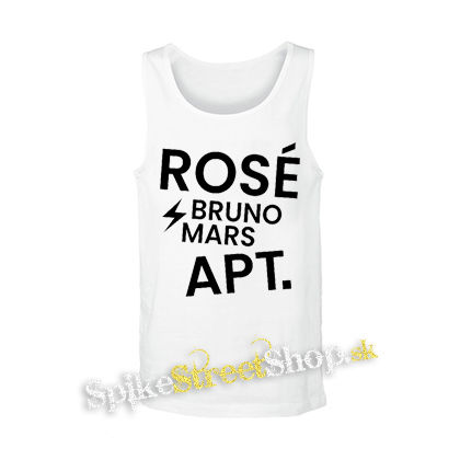 ROSÉ & BRUNO MARS - APT - Motive 1 - biele pánske tielko