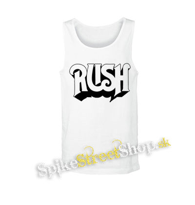RUSH - Logo White - biele pánske tielko